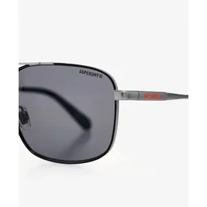 Square metal aviator sunglasses Superdry image-5