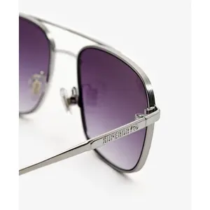 Square metal aviator sunglasses Superdry image-4