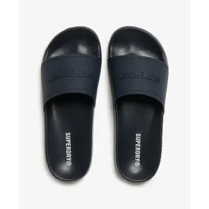 Kids' beach flip-flops with logo Superdry image-4