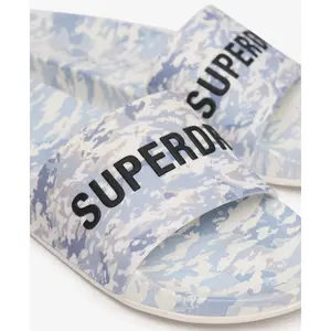 Children's slides Superdry Camo Print Pool image-6