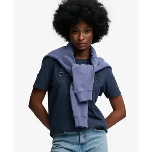 Damen T-Shirt Superdry Ton sur Ton image-1