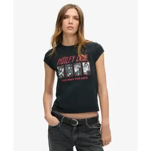 Dámské tričko Superdry Mötley Crüe image-1