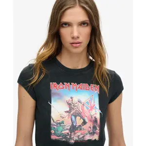 Γυναικείο T-shirt Superdry Iron Maiden image-4