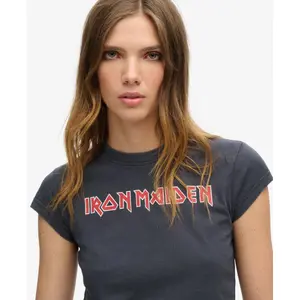 Γυναικείο T-shirt Superdry Iron Maiden image-5