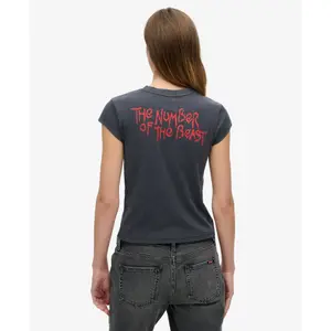 Γυναικείο T-shirt Superdry Iron Maiden image-4