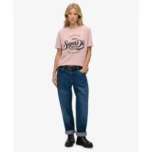 Camiseta de mujer Superdry Premium Script Entry image-2