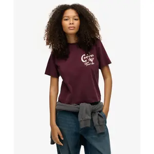 T-shirt femme Superdry Roadside Trade image-1