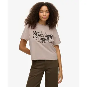 T-shirt femme Superdry Roadside Trade image-2