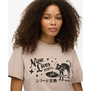 T-shirt femme Superdry Roadside Trade image-5