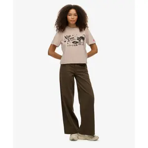 T-shirt femme Superdry Roadside Trade image-1