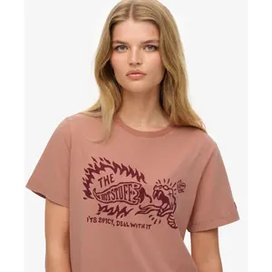 T-shirt femme Superdry Roadside Trade image-4