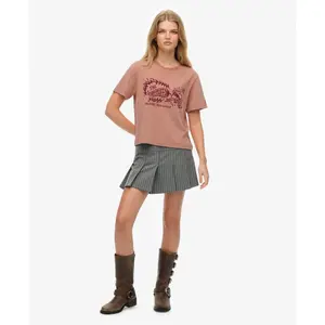T-shirt femme Superdry Roadside Trade image-1