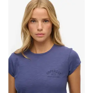Camiseta de mujer Superdry Athletic Essential Slub image-3