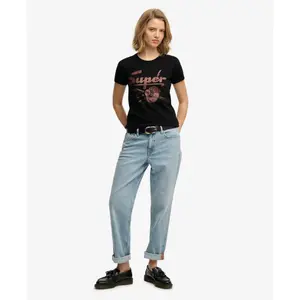T-shirt voor dames Superdry Band Merch image-1