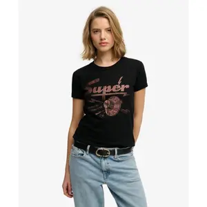 T-shirt voor dames Superdry Band Merch image-2