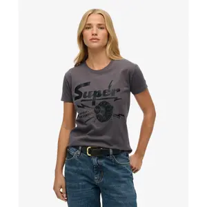 Camiseta entallada de mujer Superdry Band Merch image-1