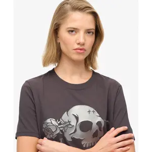 Camiseta de mujer Superdry Super Skull image-4