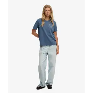 T-shirt til kvinder Superdry Luxe Casual image-1