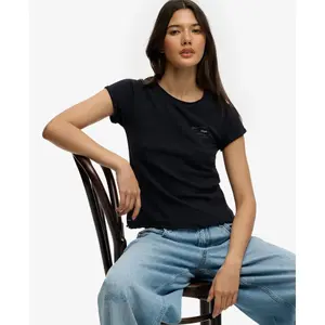 Dames-T-shirt Superdry Graphique Slub Athletic Essentials image-3