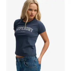 T-shirt femme Superdry Athletic Essentials Graphic image-4