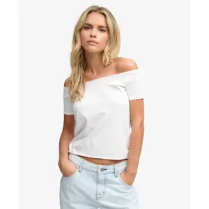 Off-the-Shoulder Bardot T-Shirt for Women Superdry image-1