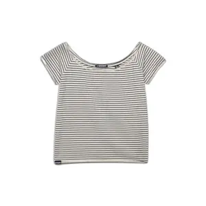 Bardot top T-shirt met blote schouders voor dames Superdry image-0