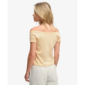 Off-the-Shoulder Bardot T-Shirt for Women Superdry image-4