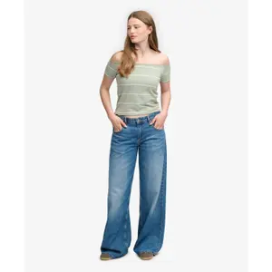 Off-the-Shoulder Bardot T-Shirt for Women Superdry image-2