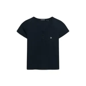 Women's button-down T-shirt Superdry Ath Ess image-0