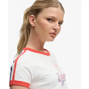 T-shirt da donna Superdry Athletic Stripe image-3