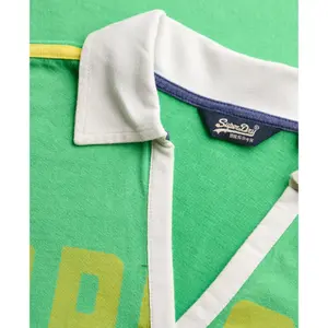 T-shirt col polo donna Superdry Athletic image-5