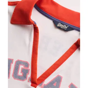 T-shirt col polo donna Superdry Athletic image-4