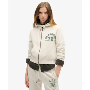 Women's zip-up sweatshirt Superdry Athletic Essentials image-1