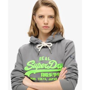 Hoodie Damen Superdry Neon Vintage Logo image-0