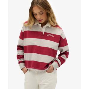 Polo rayé manches longues femme Superdry Athletic Essentials image-3