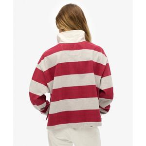 Polo rayé manches longues femme Superdry Athletic Essentials image-4