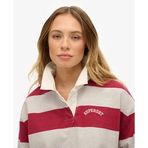 Polo rayé manches longues femme Superdry Athletic Essentials image-5
