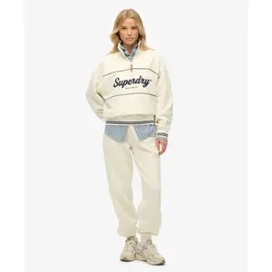 Felpa da donna con 1/4 di cerniera Superdry Country Club image-2