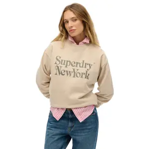 Sweatshirt woman Superdry Brand Mark image-0