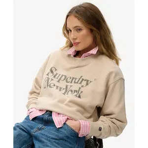Sweatshirt woman Superdry Brand Mark image-2