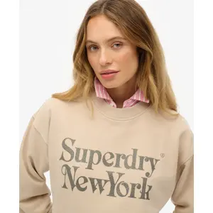 Sweatshirt woman Superdry Brand Mark image-4