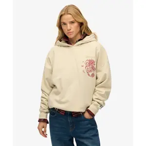 Women's oversized hoodie Superdry Tokyo Narrative image-1