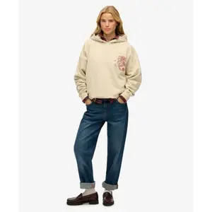 Women's oversized hoodie Superdry Tokyo Narrative image-2