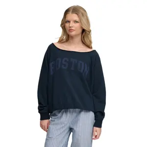Sweatshirt woman Superdry Bardot Athletic Essentials image-0