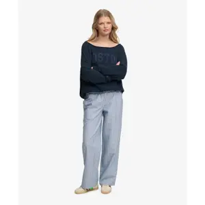 Sweatshirt woman Superdry Bardot Athletic Essentials image-1