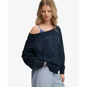 Sweatshirt woman Superdry Bardot Athletic Essentials image-4