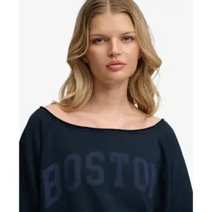 Sweatshirt woman Superdry Bardot Athletic Essentials image-3