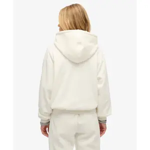 Felpa con cappuccio in velluto donna Superdry Country Club Relax image-3