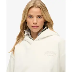 Felpa con cappuccio in velluto donna Superdry Country Club Relax image-5