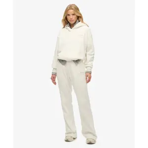 Felpa con cappuccio in velluto donna Superdry Country Club Relax image-2